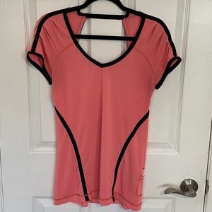 Lululemon Running Tee - Coral Pink